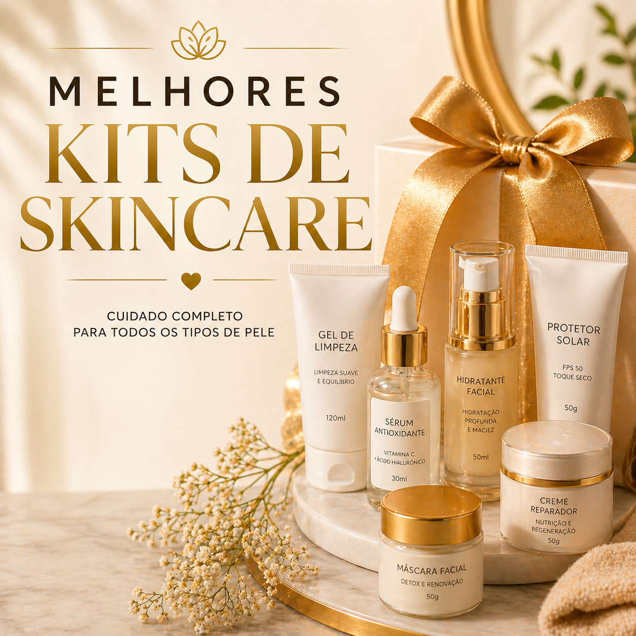 Lista dos melhores kits de skicare para mulheres