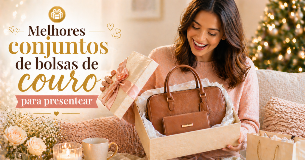 Seleção com os melhores conjuntos de bolsas para presentear