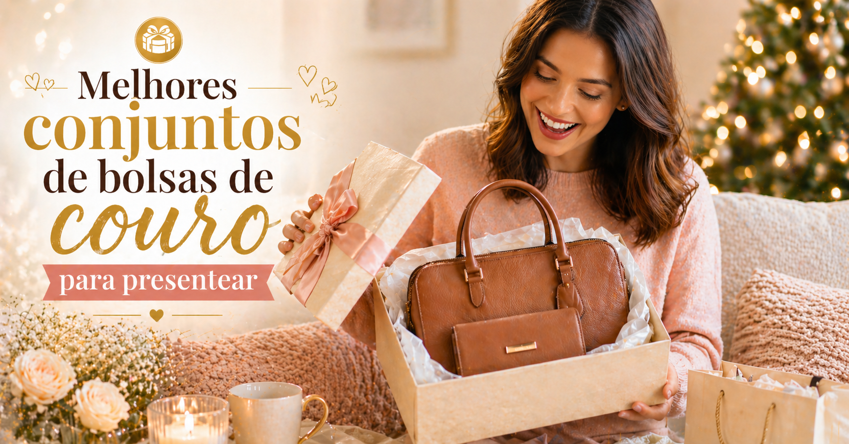 Seleção com os melhores conjuntos de bolsas para presentear