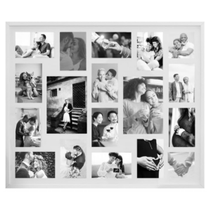 Painel Multifotos de Vidro com Paspatur
