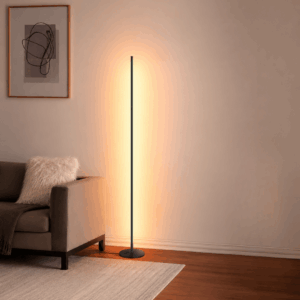 Candeeiro de Pé LED de Canto Minimalista