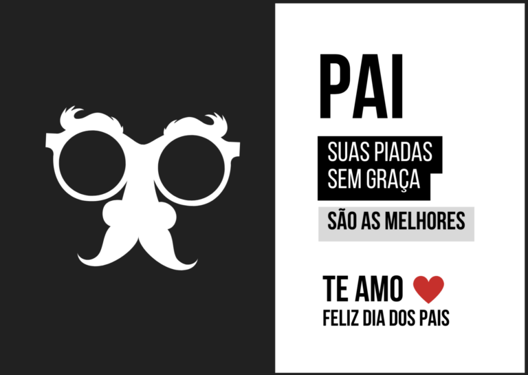 Cartão Dia dos Pais - Pai Piadista