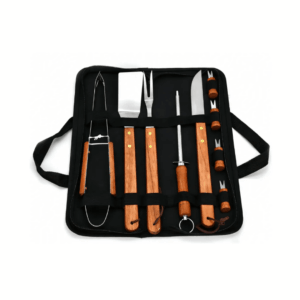 Kit Churrasco Inox com Estojo lembranças dia dos pais