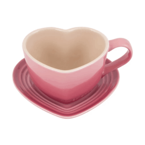 Le Creuset Caneca com Pires Coração ideias de Presentes para namorada