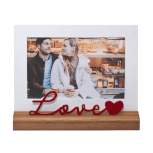 Porta Retrato Love presente para dia dos namorados