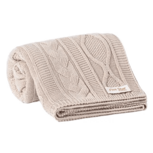 Manta Peseira para Cama Queen Tricot