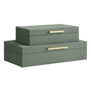 Caixas Decorativas Couro