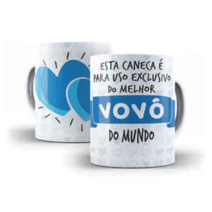 presente para vovô Caneca Cerâmica Vovô